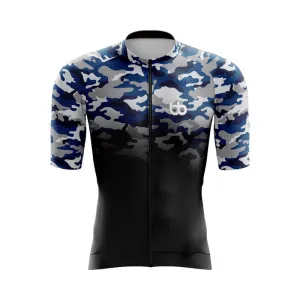 Camouflage Neck Aero Jerseys (V3) (Blue-Black)