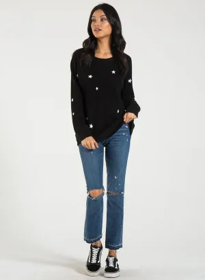 Montreal Star Sweatshirt in Black Cat